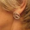 Round Cherry Stud Earrings - £41.00 (PJS4)